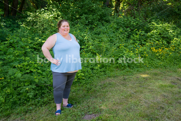 Health at Every Size Stock Photo: Confident Woman Recovering from Eating Disorder - Body Liberation Photos