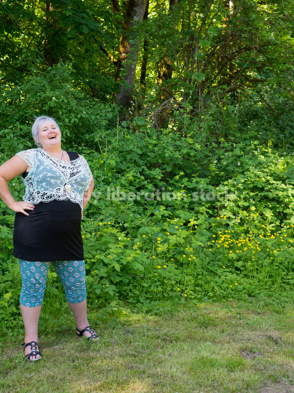 Health at Every Size Stock Photo: Confident Woman Recovering from Eating Disorder - Body Liberation Photos