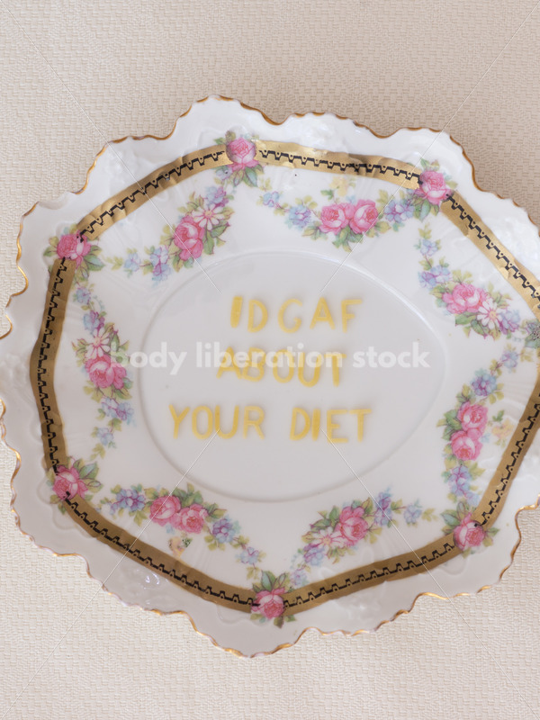 Intuitive Eating Concept: Pasta Letters – IDGAF About Your Diet - Body Liberation Photos