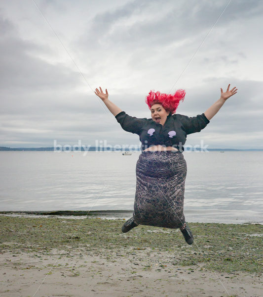 Joyful Movement Stock Image: Jumps and Twirls - Body Liberation Photos