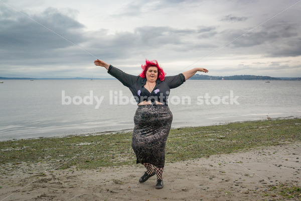 Joyful Movement Stock Image: Jumps and Twirls - Body Liberation Photos