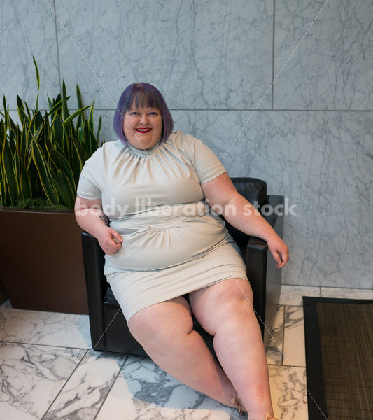 Plus-Size Businesswoman in Office Building - Body Liberation Photos