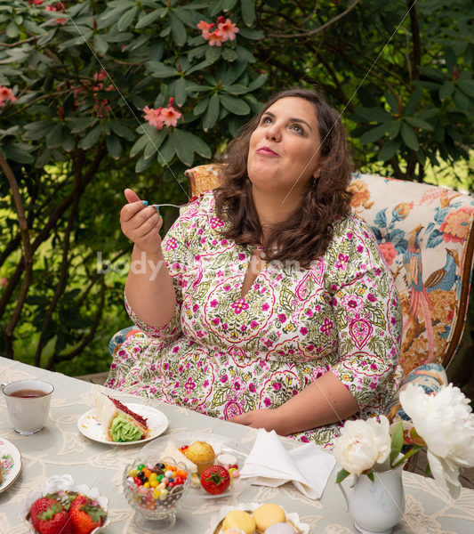 Plus-Size Woman at Tea Party - Body Liberation Photos