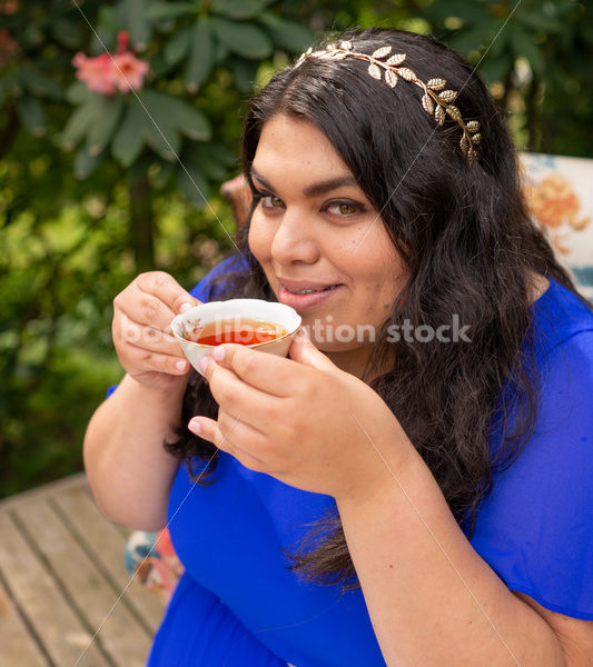 Plus-Size Woman at Tea Party - Body Liberation Photos