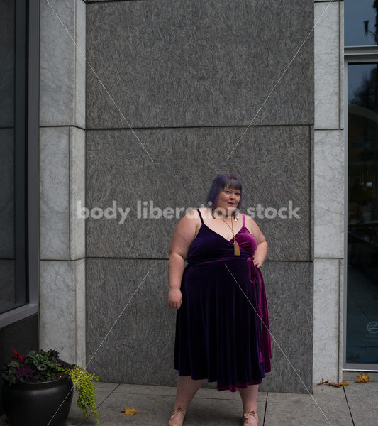 Plus-Size Woman in Urban Setting - Body Liberation Photos