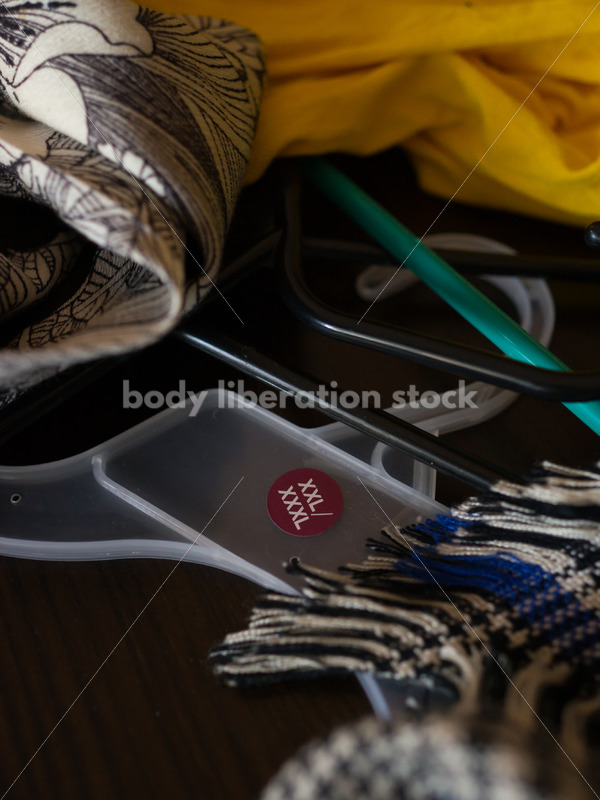 Plus-size clothing hangers - Body Liberation Photos