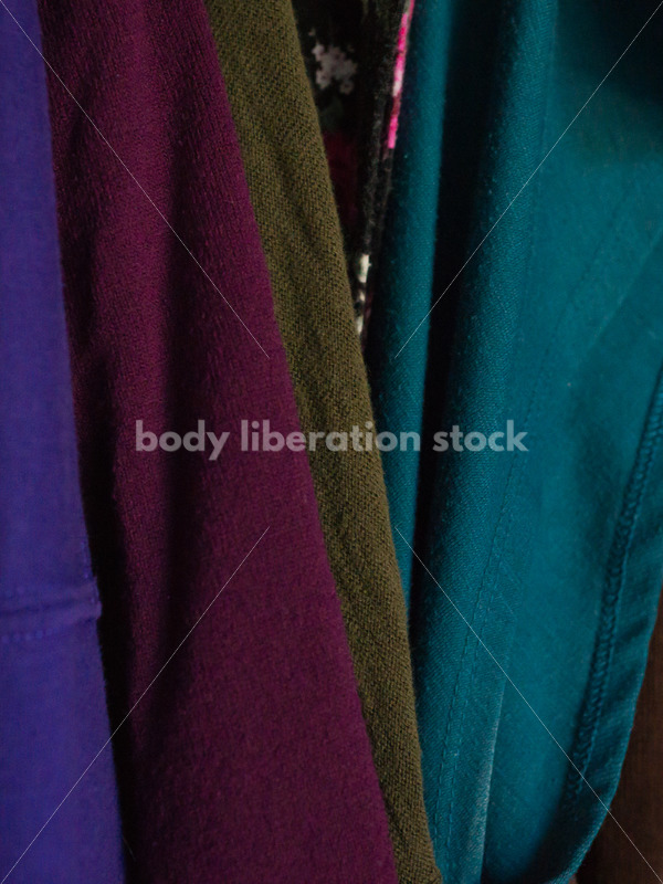 Plus size clothing on rack - Body Liberation Photos