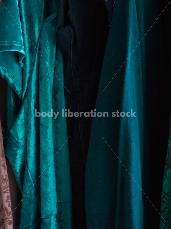 Plus size clothing on rack - Body Liberation Photos
