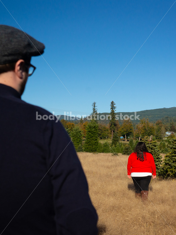 Stock Image: Woman Walking Away - Body Liberation Photos
