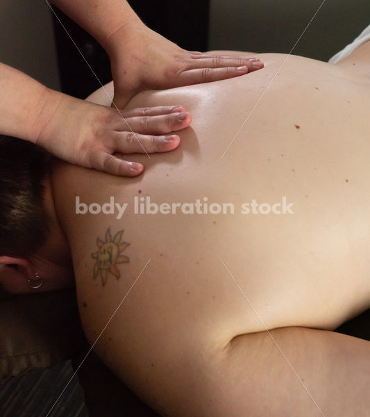 Stock Photo: Fat Massage Therapist and Patient - Body Liberation Photos