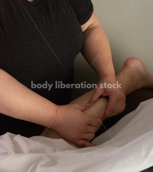 Stock Photo: Fat Massage Therapist and Patient - Body Liberation Photos