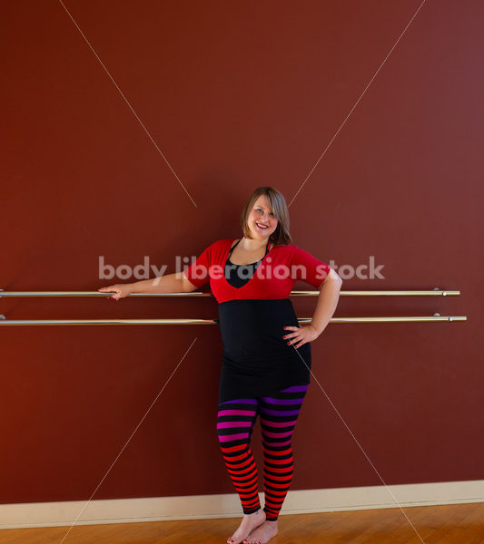 Body Positive Stock Photo: Plus-Size Yoga Teacher - Body positive stock and client photography + more | Seattle