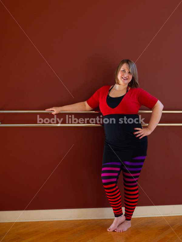Body Positive Stock Photo: Plus-Size Yoga Teacher - Body Liberation Photos