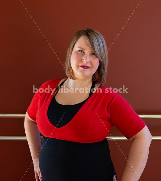 Body Positive Stock Photo: Plus-Size Yoga Teacher - Body positive stock and client photography + more | Seattle