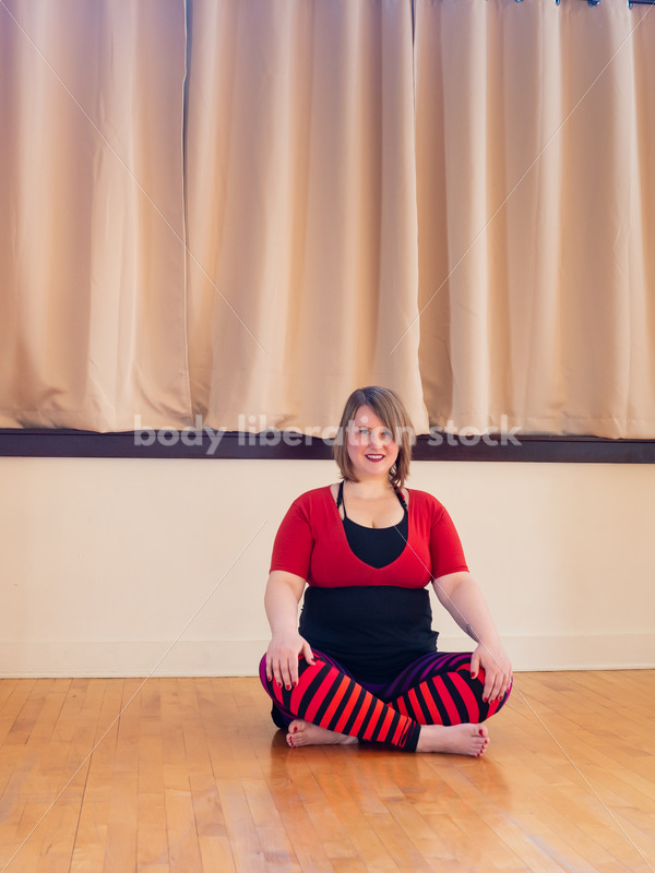 Body Positive Stock Photo: Plus-Size Yoga Teacher - Body positive stock and client photography + more | Seattle
