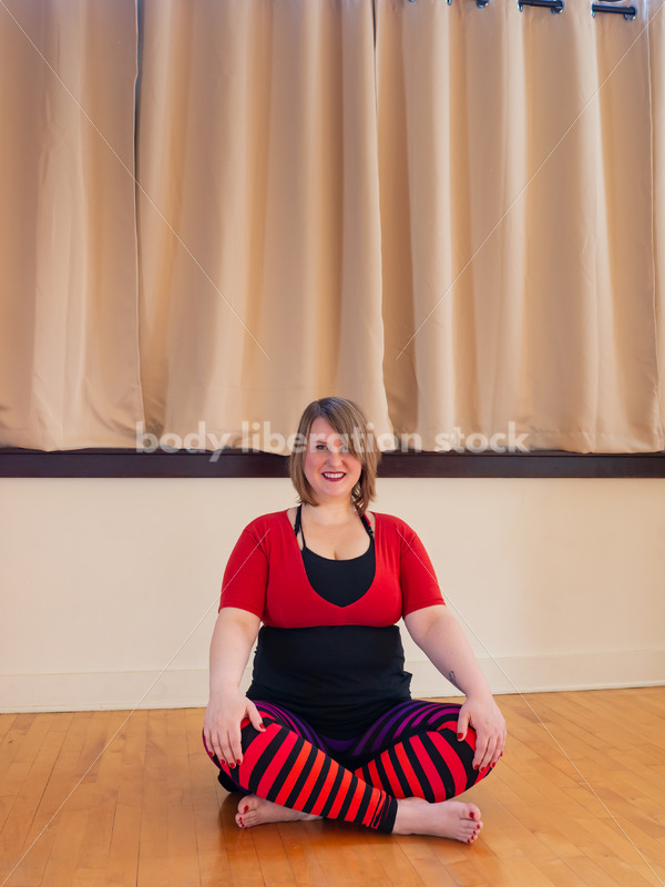 Body Positive Stock Photo: Plus-Size Yoga Teacher - Body positive stock and client photography + more | Seattle