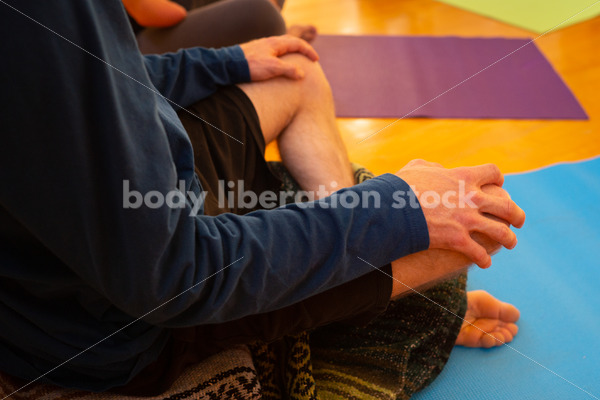 Diverse Mindfulness Stock Photo: Meditation During Yoga Class - Body positive stock and client photography + more | Seattle