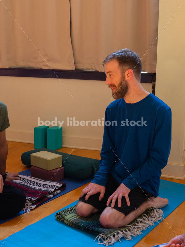 Diverse Yoga Stock Photo: Class Interaction - Body positive stock and client photography + more | Seattle