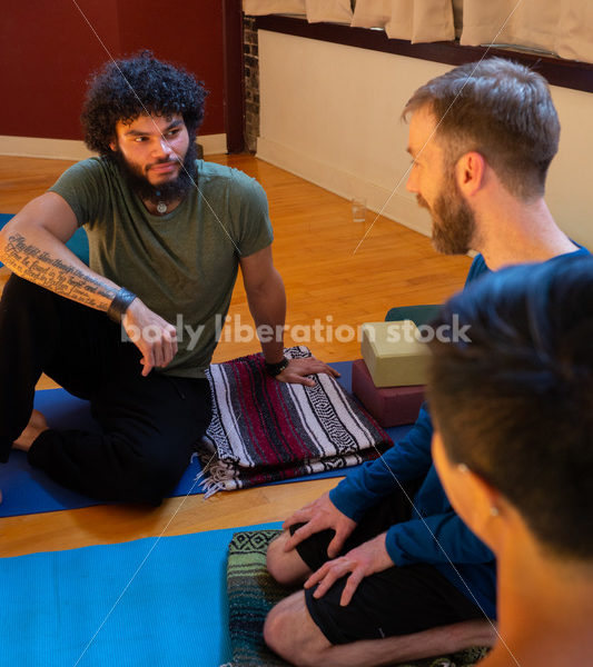 Diverse Yoga Stock Photo: Class Interaction - Body positive stock and client photography + more | Seattle