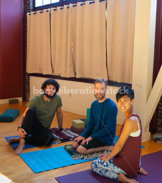 Diverse Yoga Stock Photo: Class Interaction - Body positive stock and client photography + more | Seattle