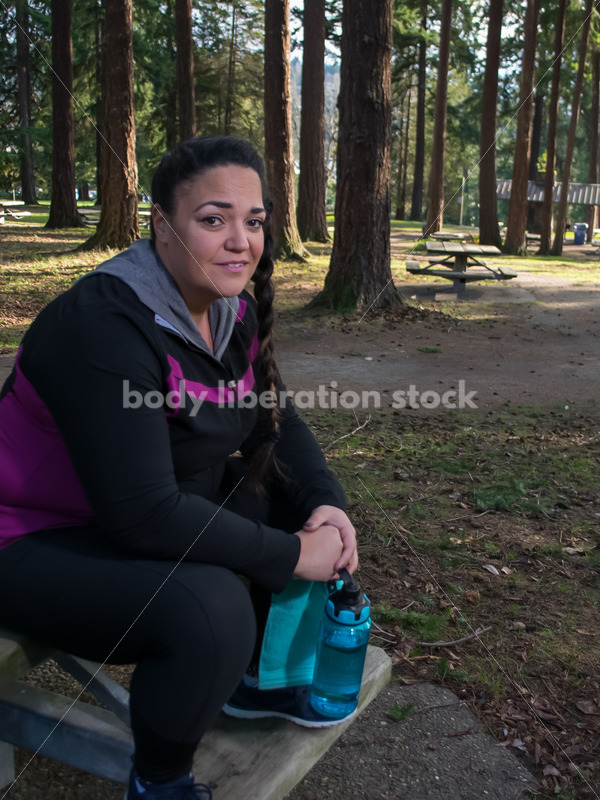 Multi-ethnic woman, cooling down after running in a park - Body Liberation Photos