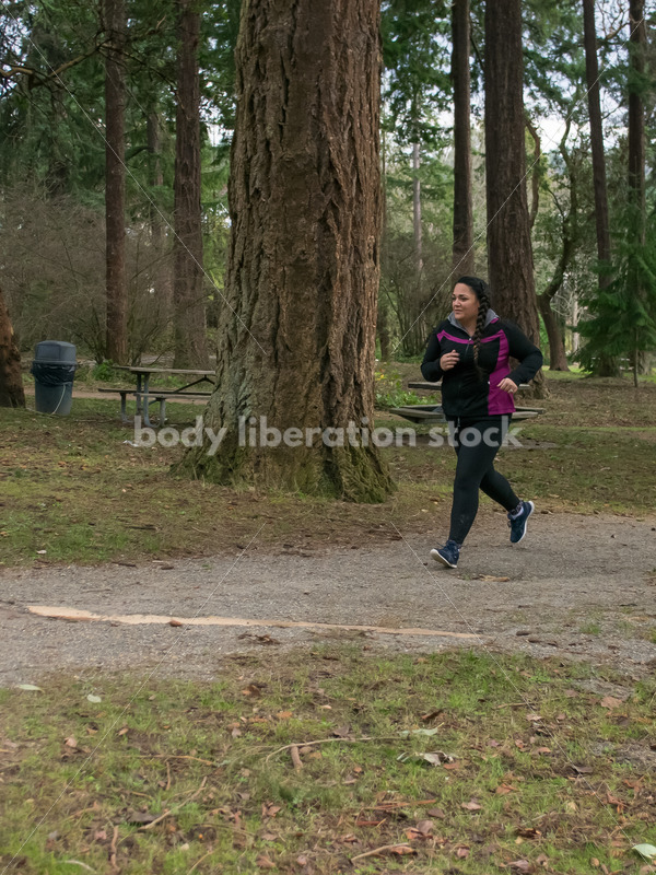 Multi-ethnic woman running in a park - Body Liberation Photos