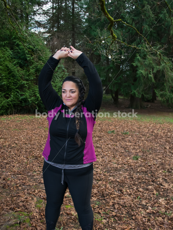 Multi-ethnic woman running in a park - Body Liberation Photos