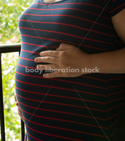 Plus Size Pregnancy Stock Image - Body Liberation Photos