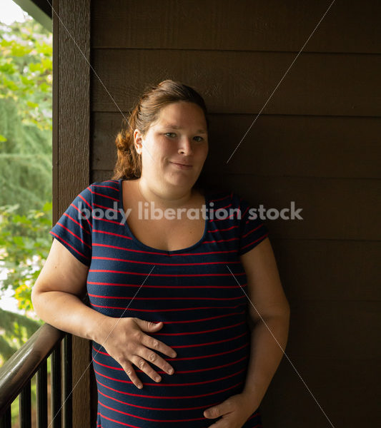 Plus Size Pregnancy Stock Image - Body Liberation Photos