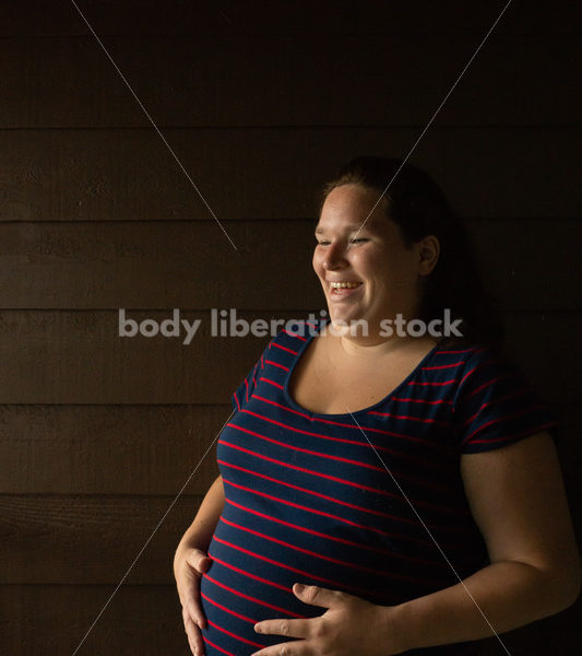 Plus Size Pregnancy Stock Image - Body Liberation Photos