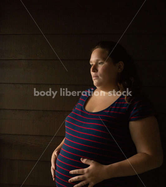 Plus Size Pregnancy Stock Image - Body Liberation Photos