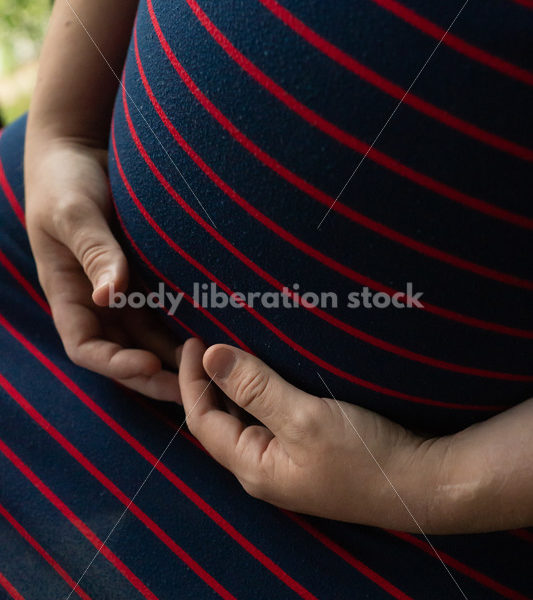 Plus Size Pregnancy Stock Image - Body Liberation Photos