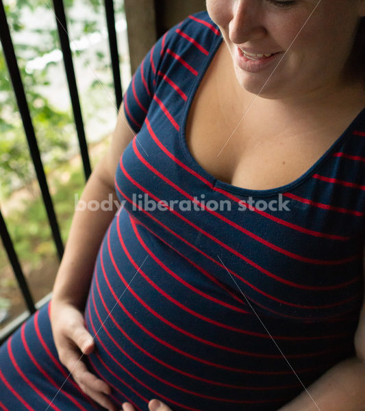 Plus Size Pregnancy Stock Image - Body Liberation Photos