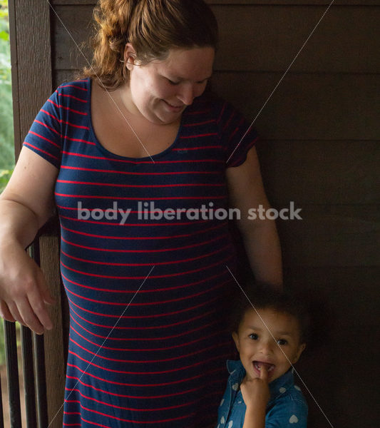 Plus Size Pregnancy and Family Stock Image - Body Liberation Photos