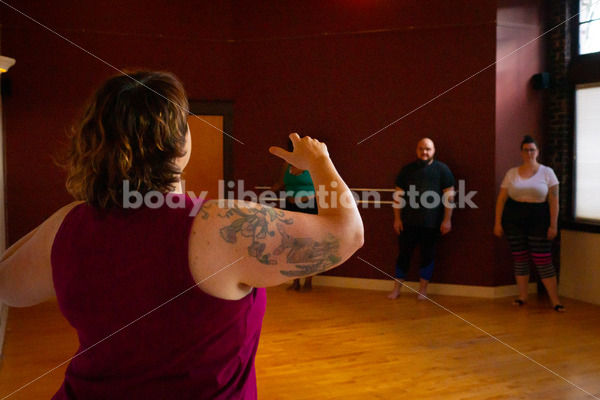 Plus Size & Diverse Stock Photo: Fat Dance Class - Body Liberation Photos & Stock