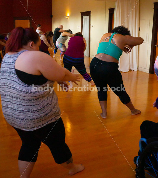 Plus Size & Diverse Stock Photo: Fat Dance Class - Body Liberation Photos & Stock