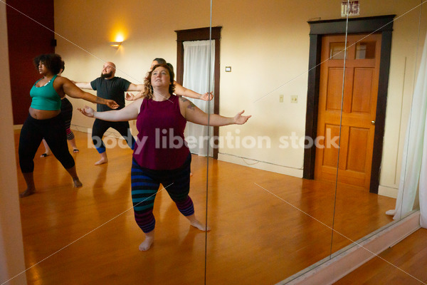 Plus Size & Diverse Stock Photo: Fat Dance Class - Body Liberation Photos & Stock