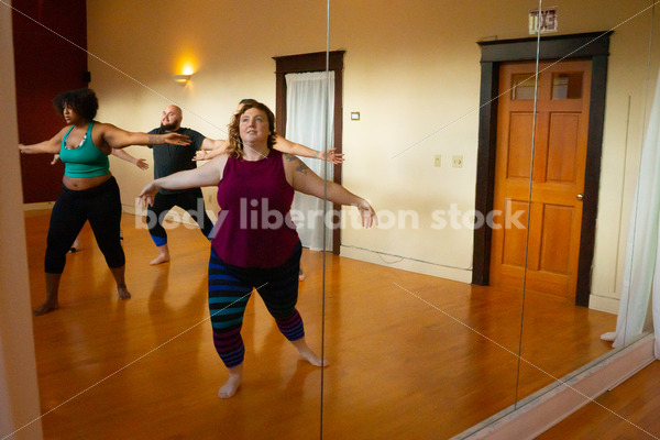 Plus Size & Diverse Stock Photo: Fat Dance Class - Body Liberation Photos & Stock