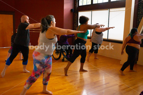 Plus Size & Diverse Stock Photo: Fat Dance Class - Body Liberation Photos & Stock