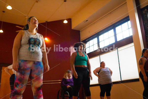 Plus Size & Diverse Stock Photo: Fat Dance Class - Body Liberation Photos & Stock