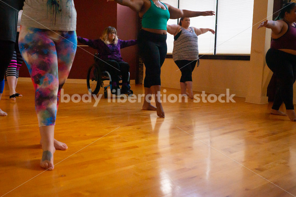 Plus Size & Diverse Stock Photo: Fat Dance Class - Body Liberation Photos & Stock