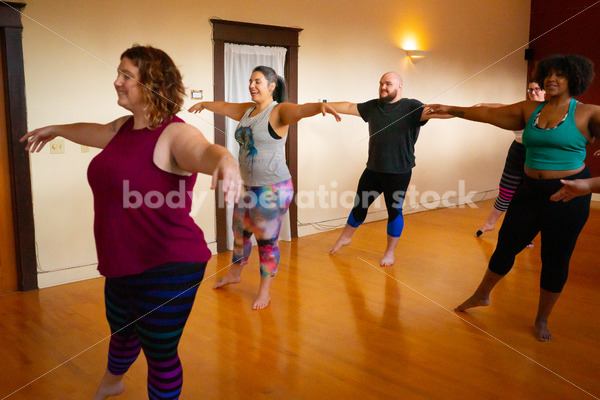 Plus Size & Diverse Stock Photo: Fat Dance Class - Body Liberation Photos & Stock