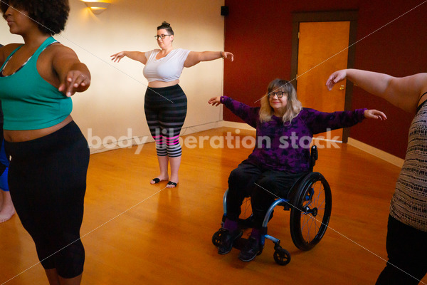 Plus Size & Diverse Stock Photo: Fat Dance Class - Body Liberation Photos & Stock