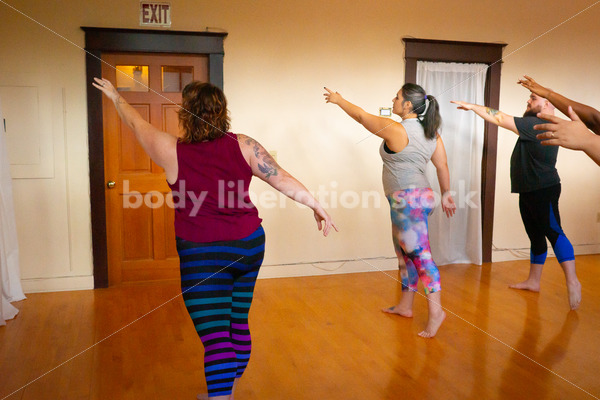 Plus Size & Diverse Stock Photo: Fat Dance Class - Body Liberation Photos & Stock