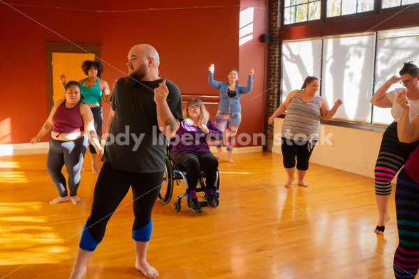 Plus Size & Diverse Stock Photo: Fat Dance Class - Body Liberation Photos & Stock