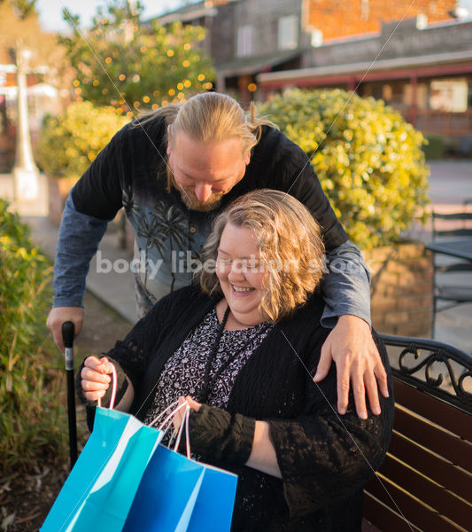 Retail Microstock Image: Older Couple on Shopping Trip - Body Liberation Photos