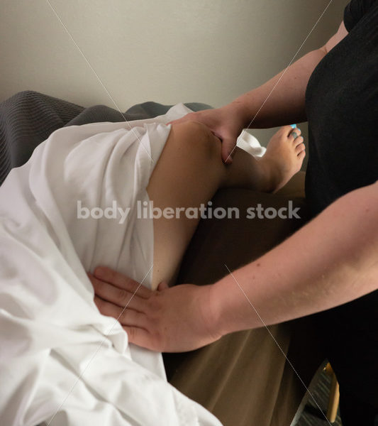 Stock Photo: Fat Massage Therapist and Patient - Body Liberation Photos