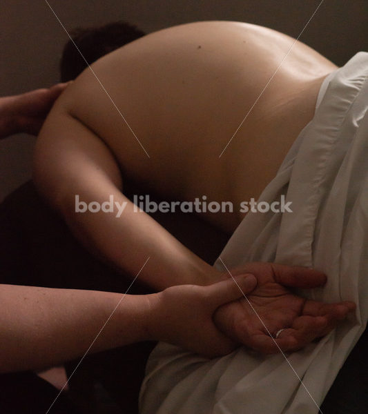 Stock Photo: Fat Massage Therapist and Patient - Body Liberation Photos