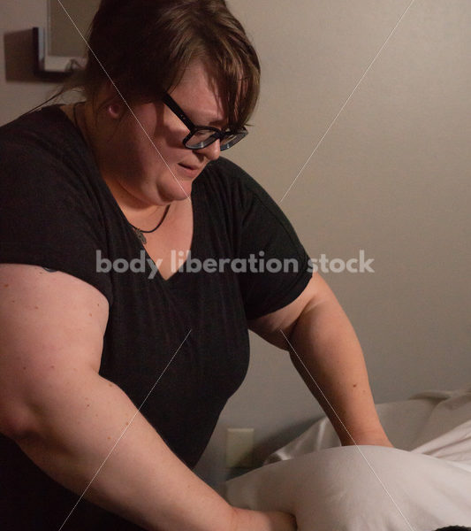 Stock Photo: Fat Massage Therapist and Patient - Body Liberation Photos