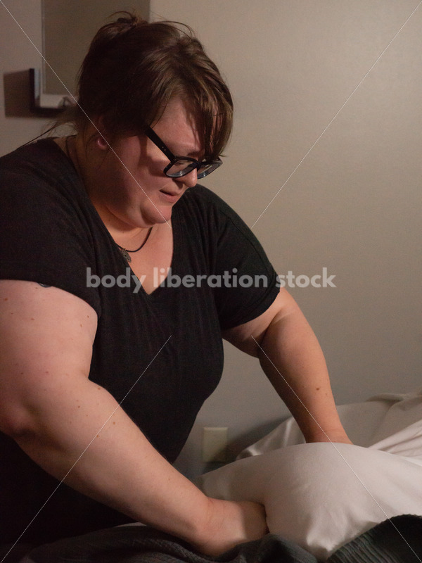 Stock Photo: Fat Massage Therapist and Patient - Body Liberation Photos